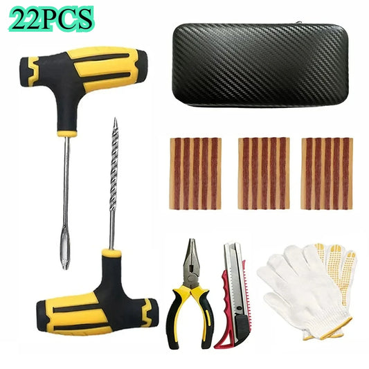Emergency Tire Repair Kit for Cars and Motorcycles