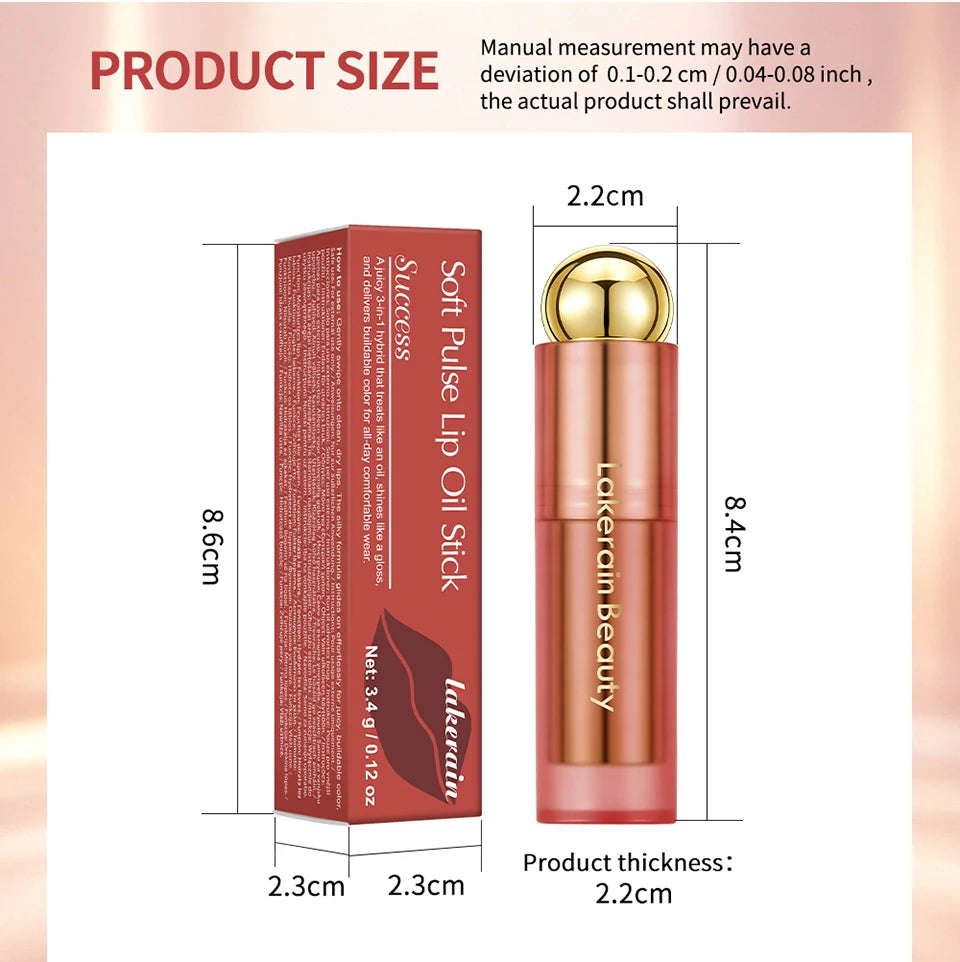 3-in-1 Tinted Moisturizing Lip Oil Stick - 17