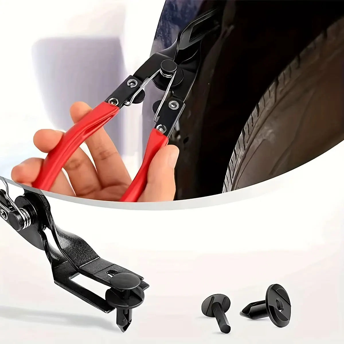 Professional Car Trim Clip Removal Pliers for Interior Maintenance - 6