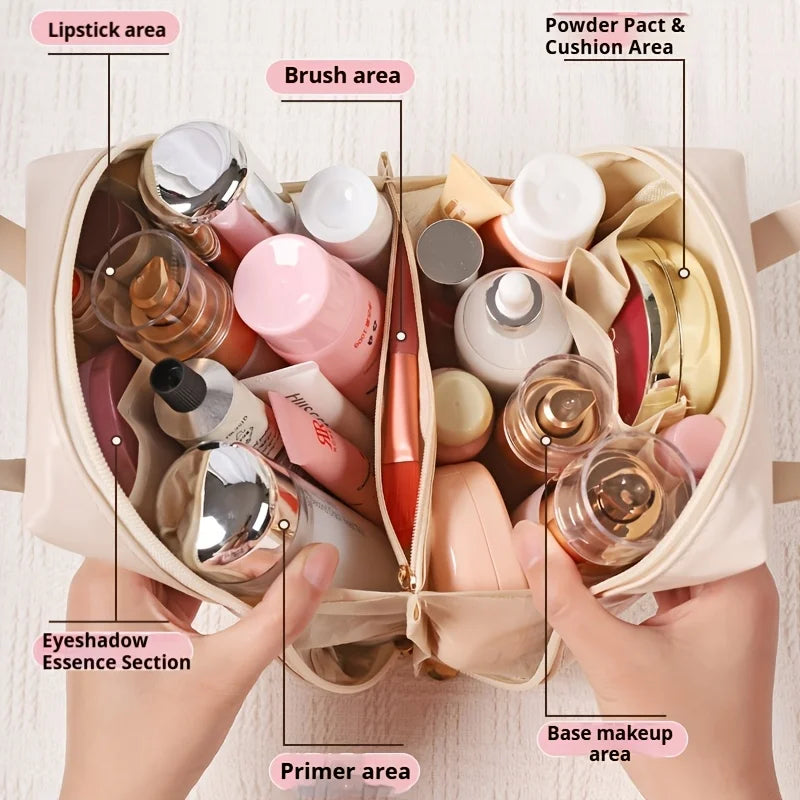 Portable Large Capacity Travel Makeup Toiletry Bag