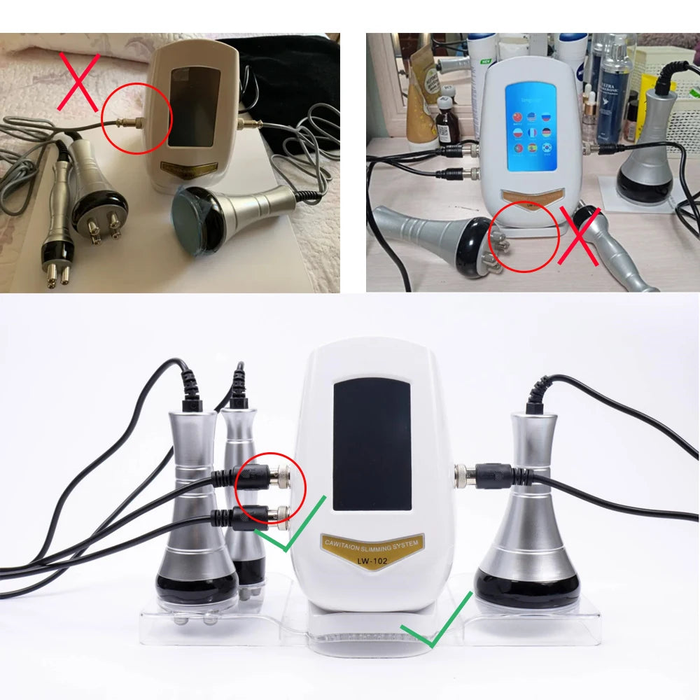 40K Ultrasonic Cavitation and RF Body Slimming and Lifting Machine