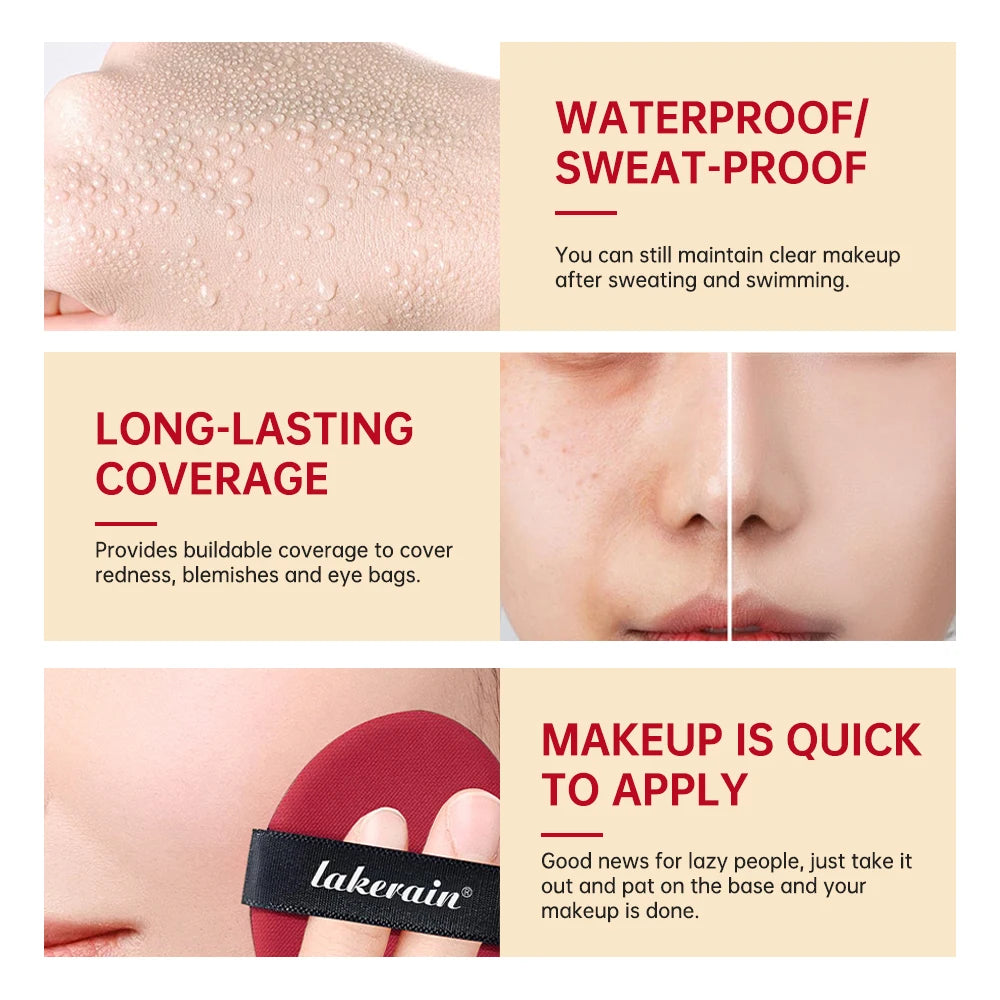 Long-Lasting Air Cushion Foundation with SPF and Matte Finish