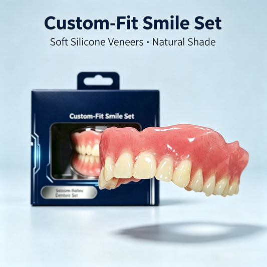 Custom-Fit Silicone Cosmetic Teeth Veneers