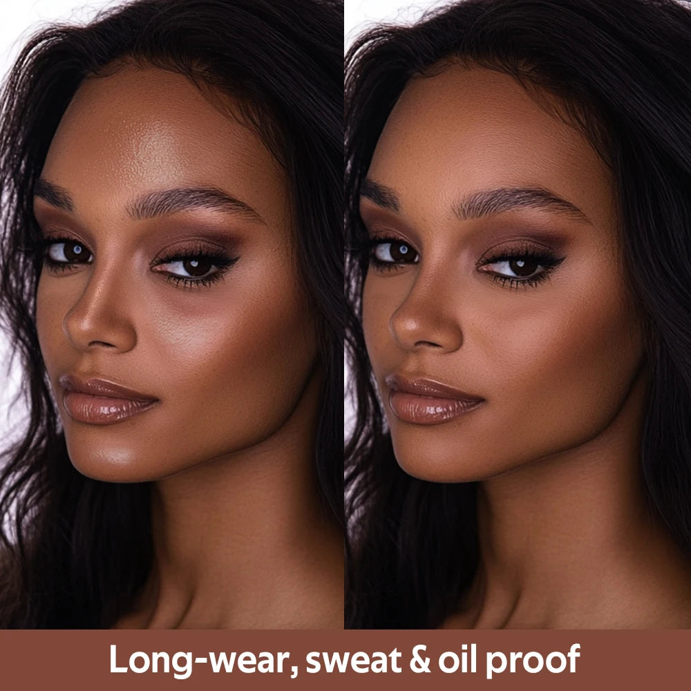 Long-Lasting Matte Bronzer Contour Powder for Face Shading