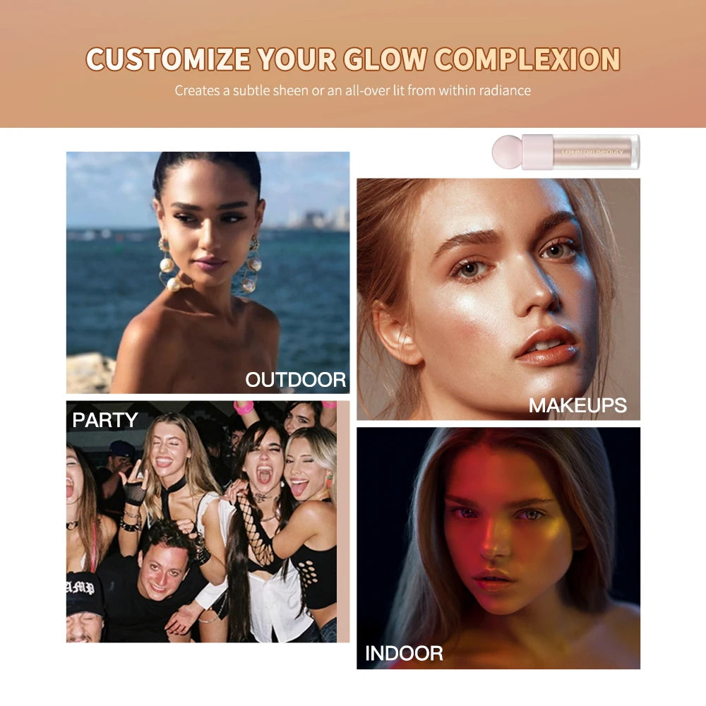 Liquid Highlighter for Radiant Face and Body Glow