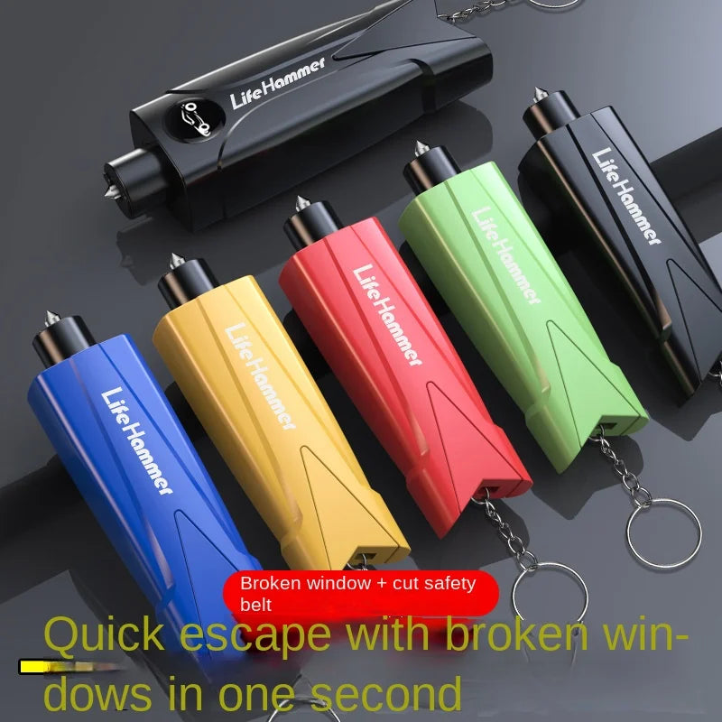 Emergency Car Window Breaker and Seat Belt Cutter Tool - 3