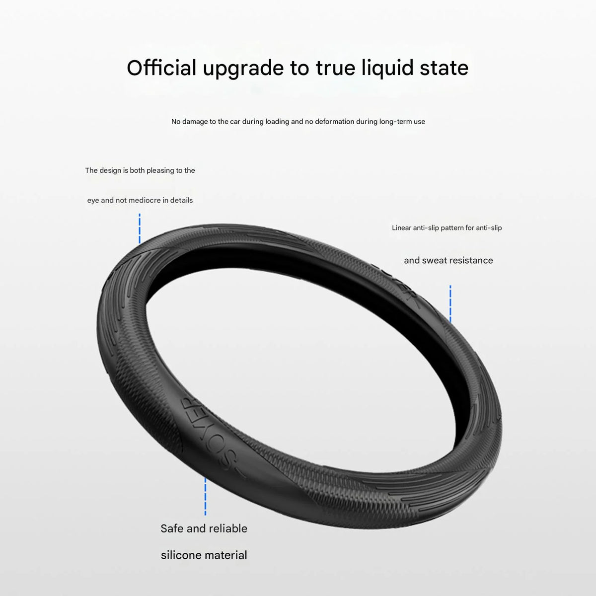 Universal Non-Slip Silicone Steering Wheel Cover