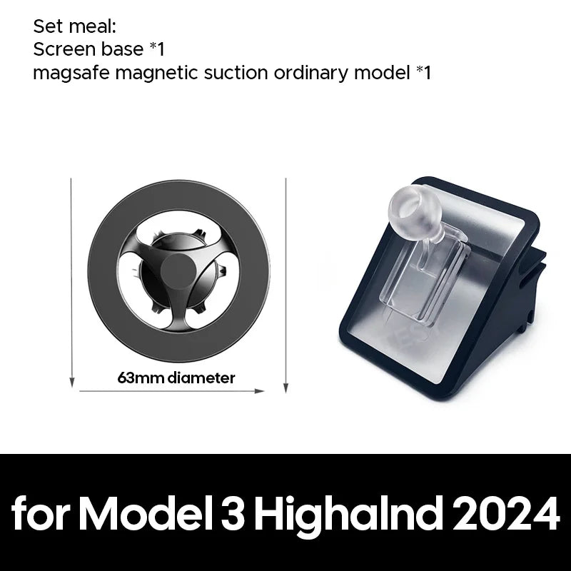 Wooden Gravity Car Phone Holder for Tesla Model 3 and Model Y - 22