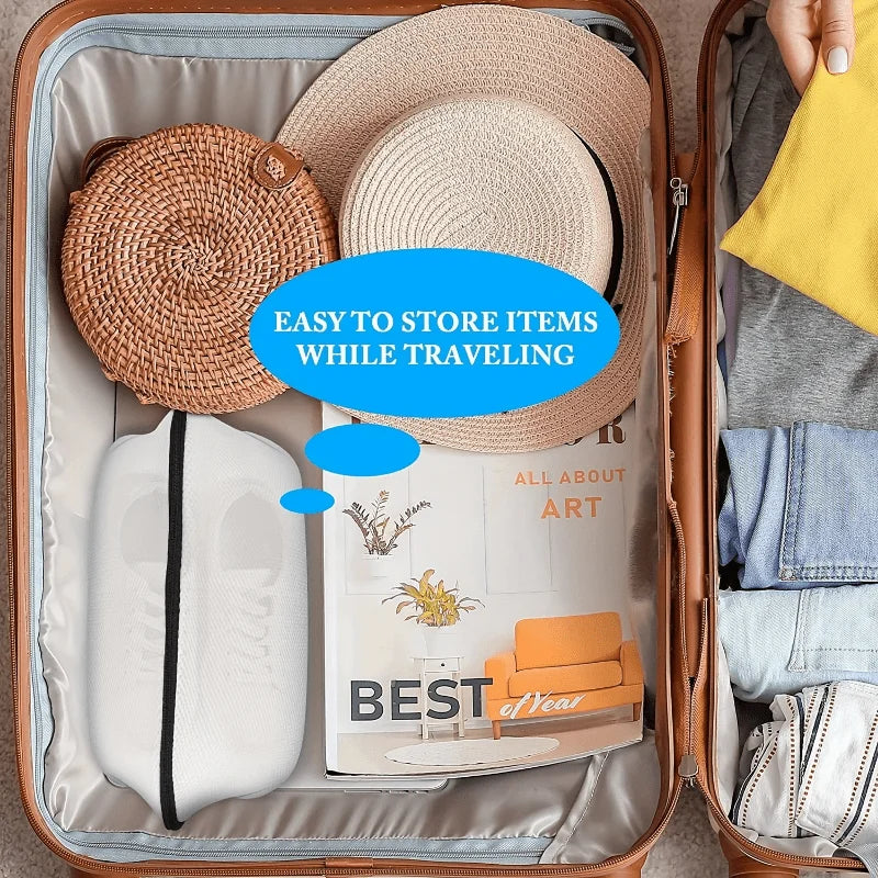 Protective Oval Mesh Washing Machine Bag for Shoes