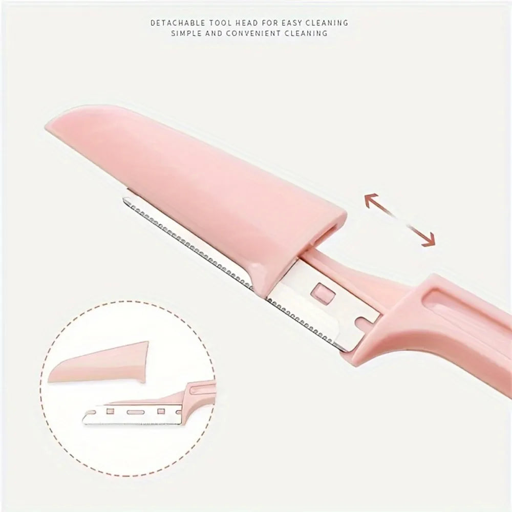 Folding Eyebrow Razor Set Facial Hair Remover Trimmer for Women