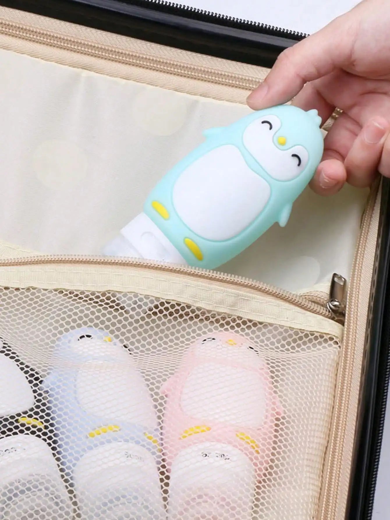 Cartoon Penguin Travel Bottle for Toiletries - 10