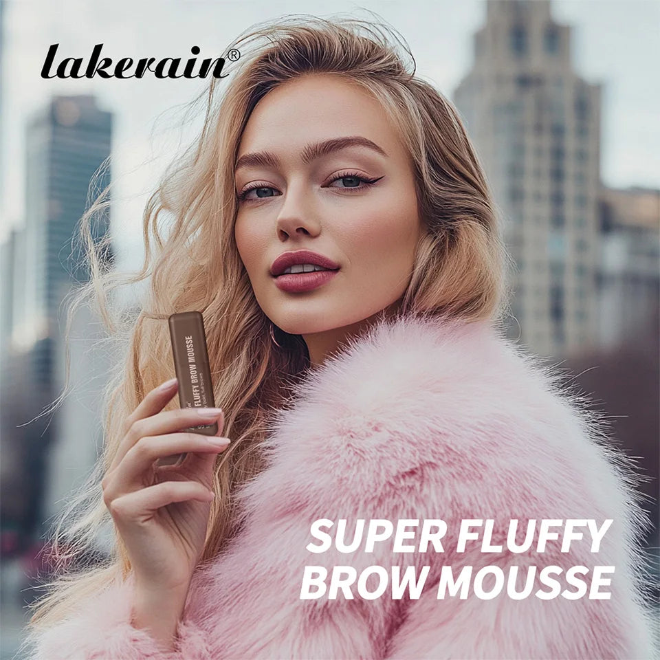 Volumizing Tinted Eyebrow Mousse for Fluffy Brows