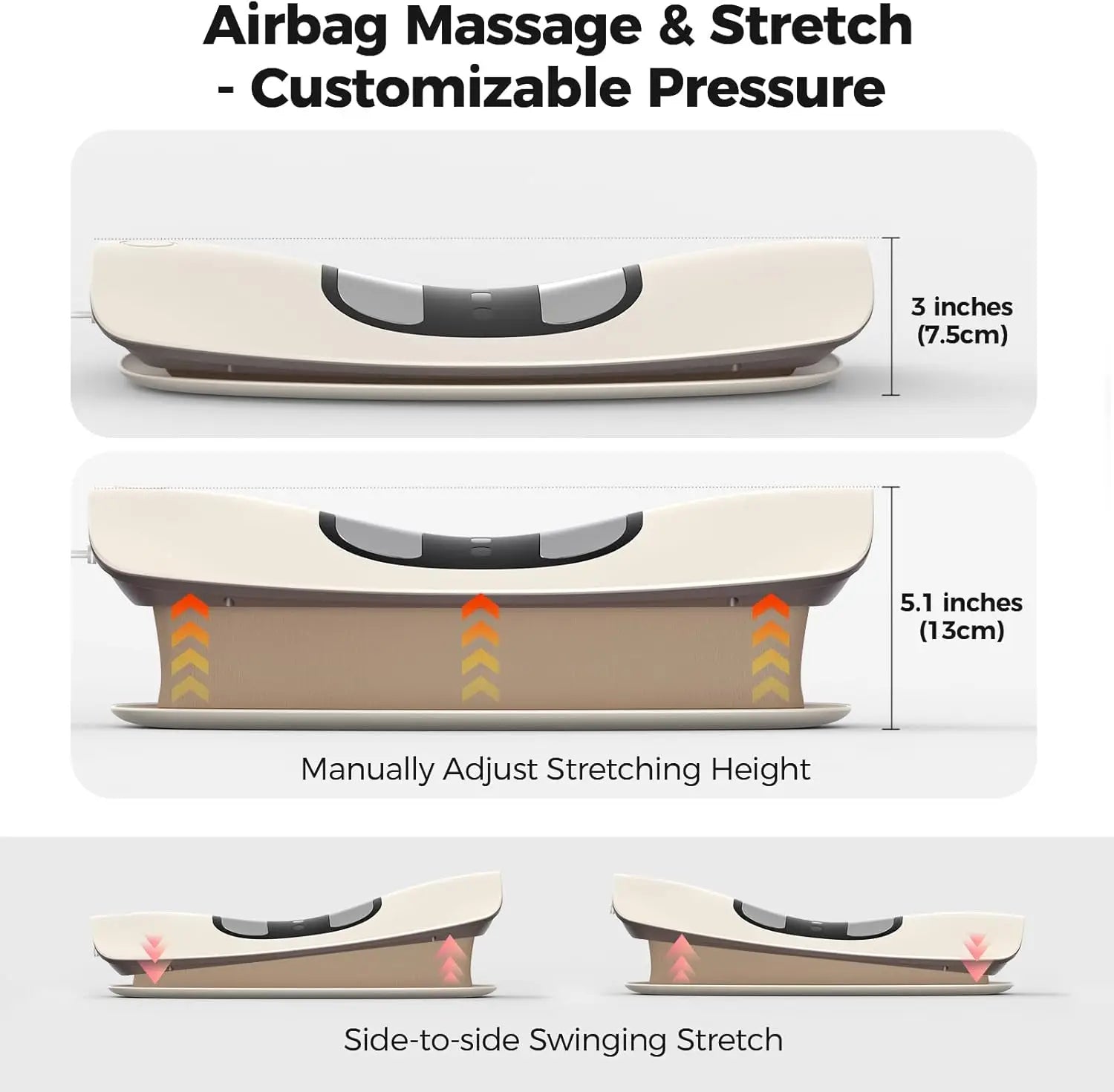 Electric Lumbar Traction Massager for Lower Back Pain Relief - 4
