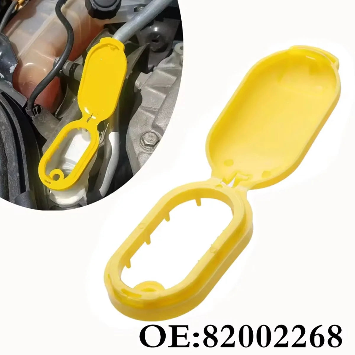 Car Windshield Washer Fluid Reservoir Cap for Renault Models - 2