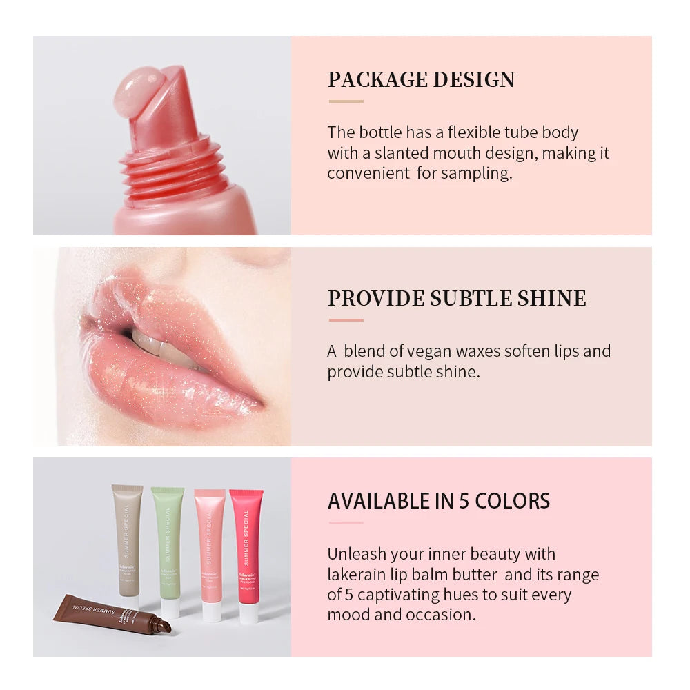 Moisturizing Lip Balm Butter for Glossy Hydrated Lips - 5