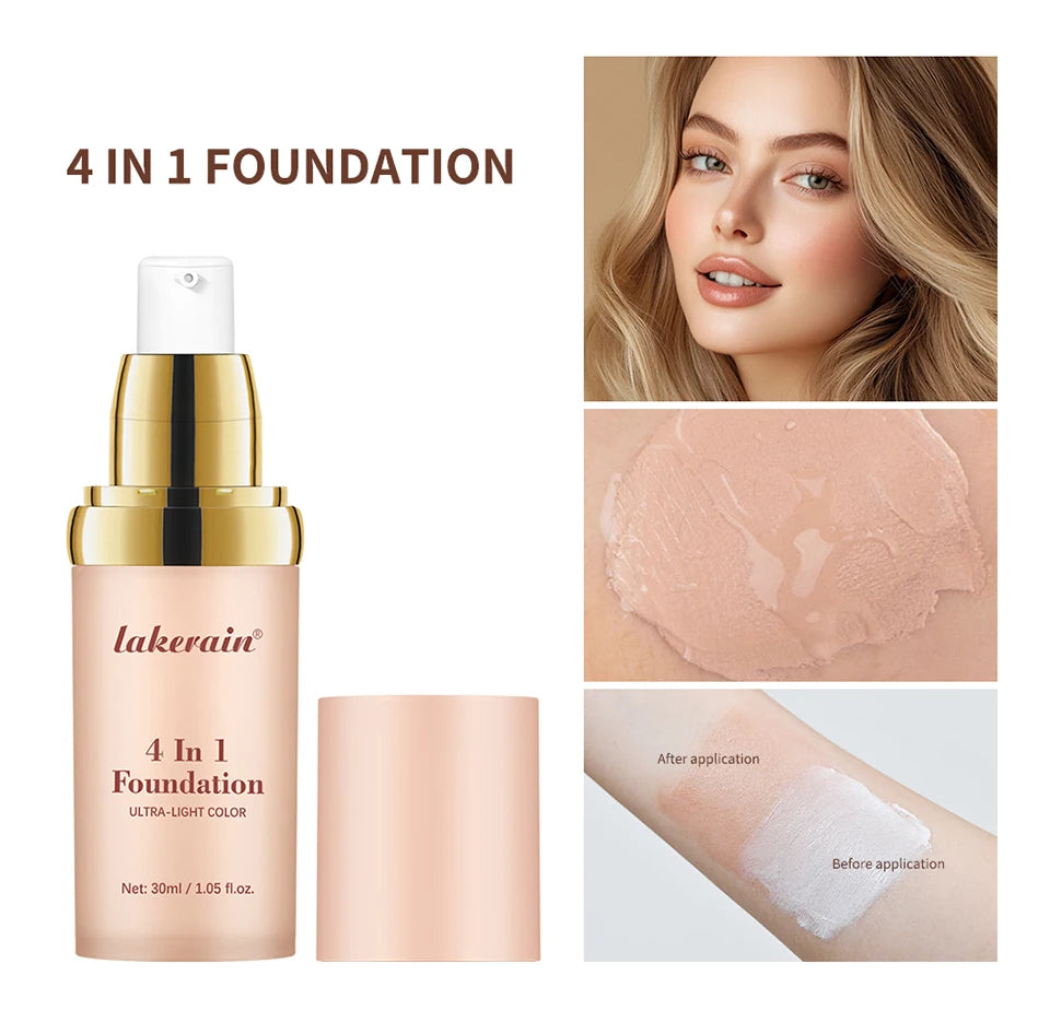 4-in-1 Color-Changing Moisturizing Foundation with SPF 30 - 8