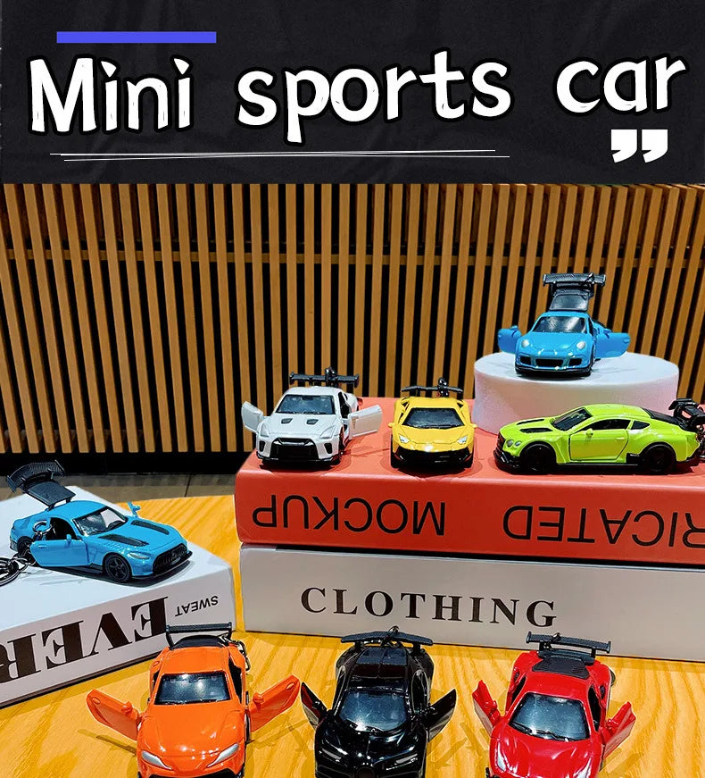 Sports Car Model Keychain for Keys and Bags - 7