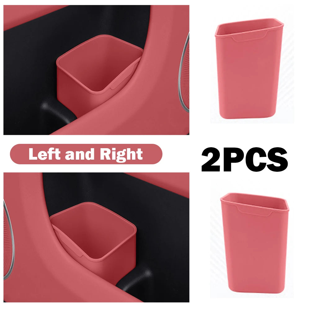 Universal Car Door Storage Bin and Trash Can - 21