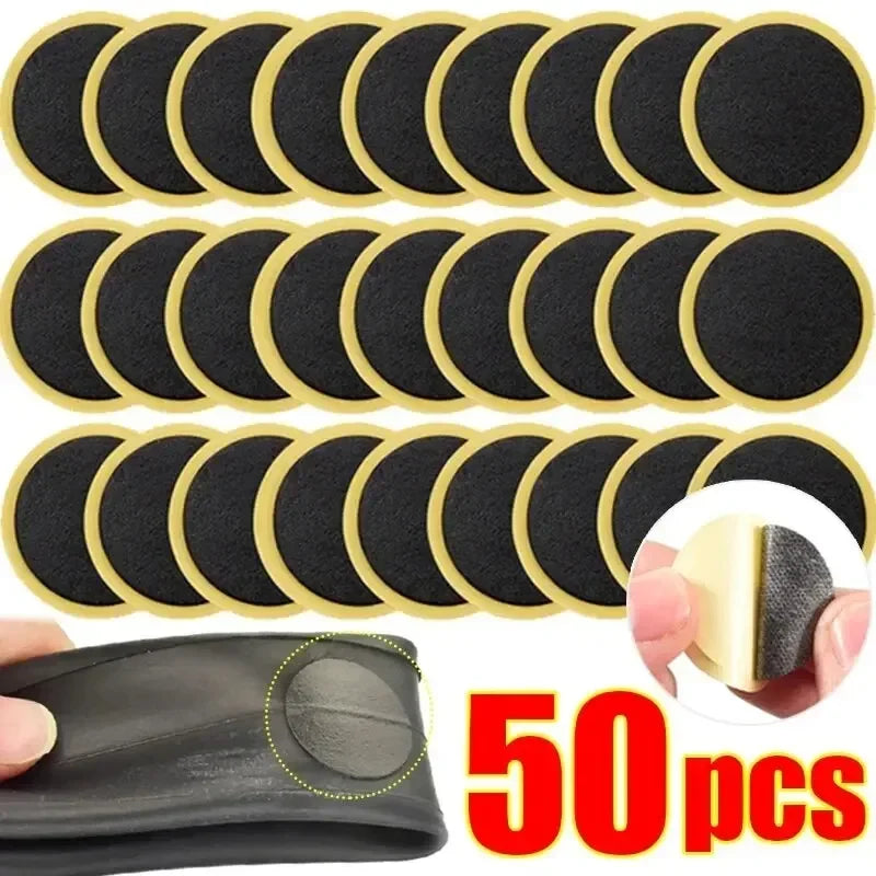 Glue-Free Bicycle Tire Repair Patches - 1
