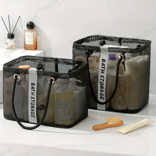 Portable Mesh Shower Caddy for Dorm Gym and Travel
