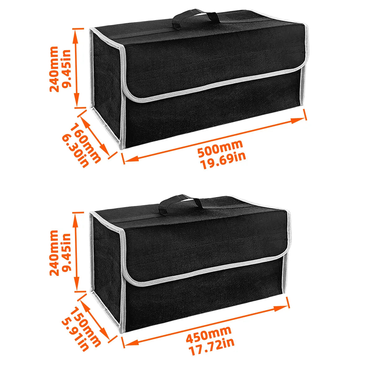 Foldable Car Trunk Organizer and Storage Bag