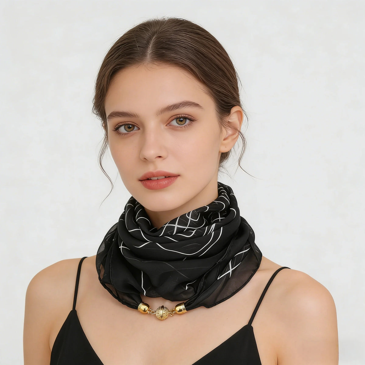 Magnetic Knot-Free Fashion Neck Scarf