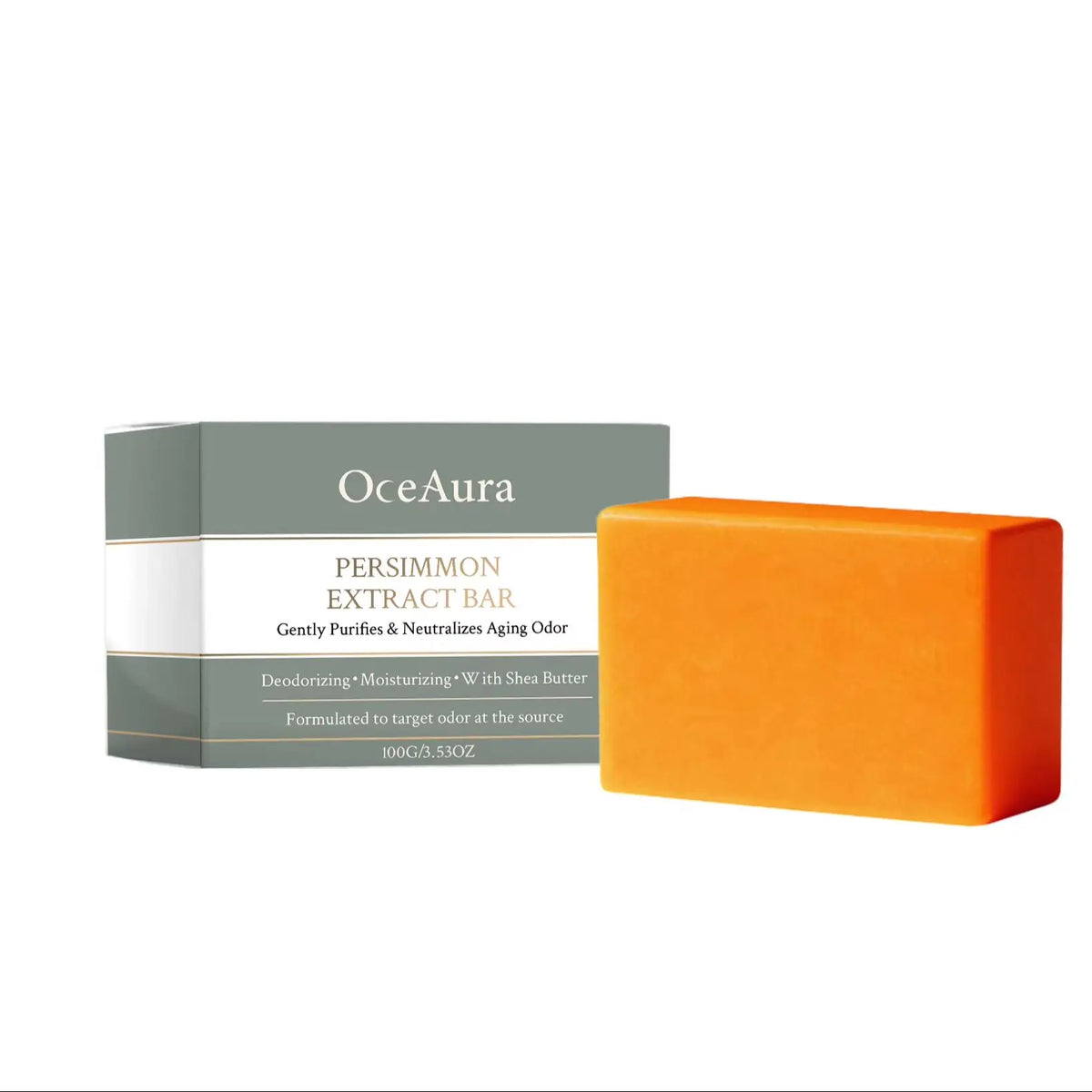 Natural Persimmon Deodorizing Body Soap for Aging Odor