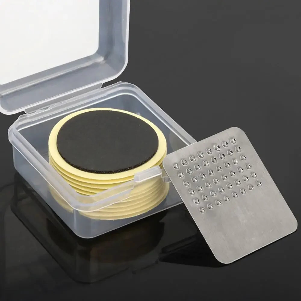 Glueless Bicycle Tire Repair Patch Kit for Emergency Punctures - 5