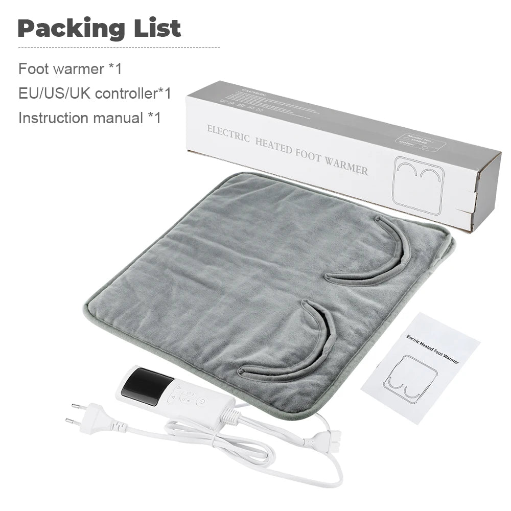 Electric Heated Foot Warmer for Office and Home - 19