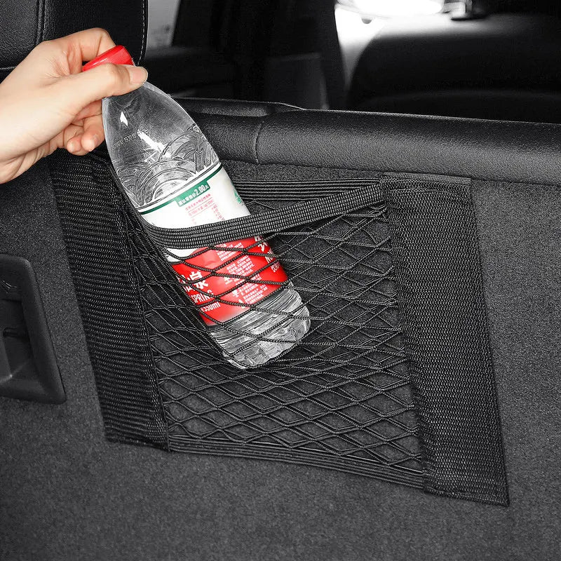 Universal Car Trunk Organizer Net Elastic Mesh Storage Bag - 5