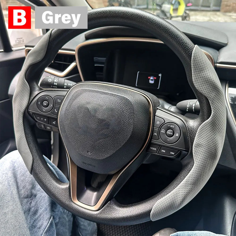 Non-Slip Universal Car Steering Wheel Cover Set