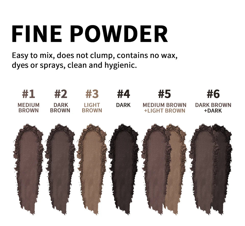 Waterproof Hairline Shadow and Root Cover Up Powder
