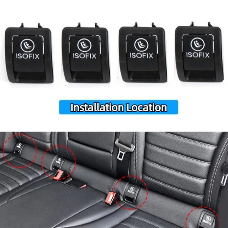Rear Seat ISOFIX Child Safety Seat Cover for Mercedes Benz C-Class