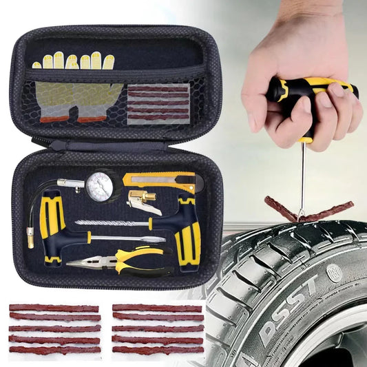 Emergency Car Tire Puncture Repair Kit