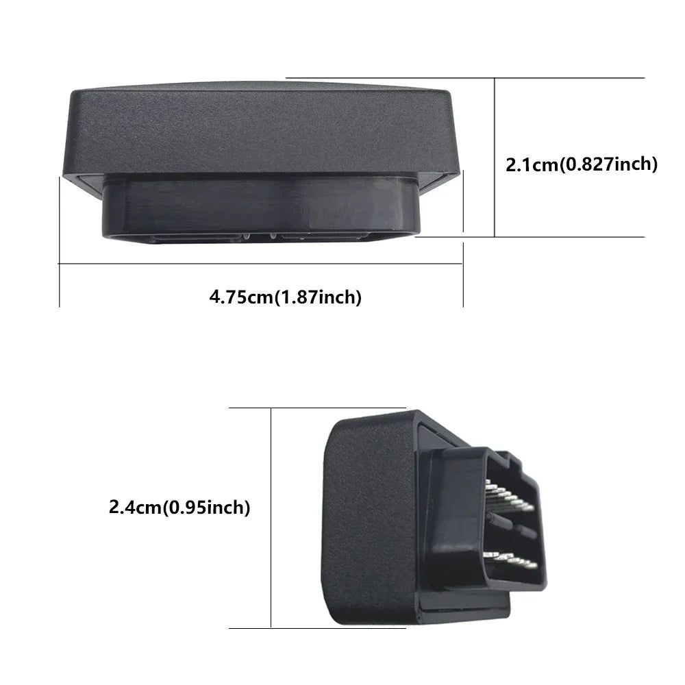 Plug-in Real-Time OBD Car GPS Tracker for Apple Find My
