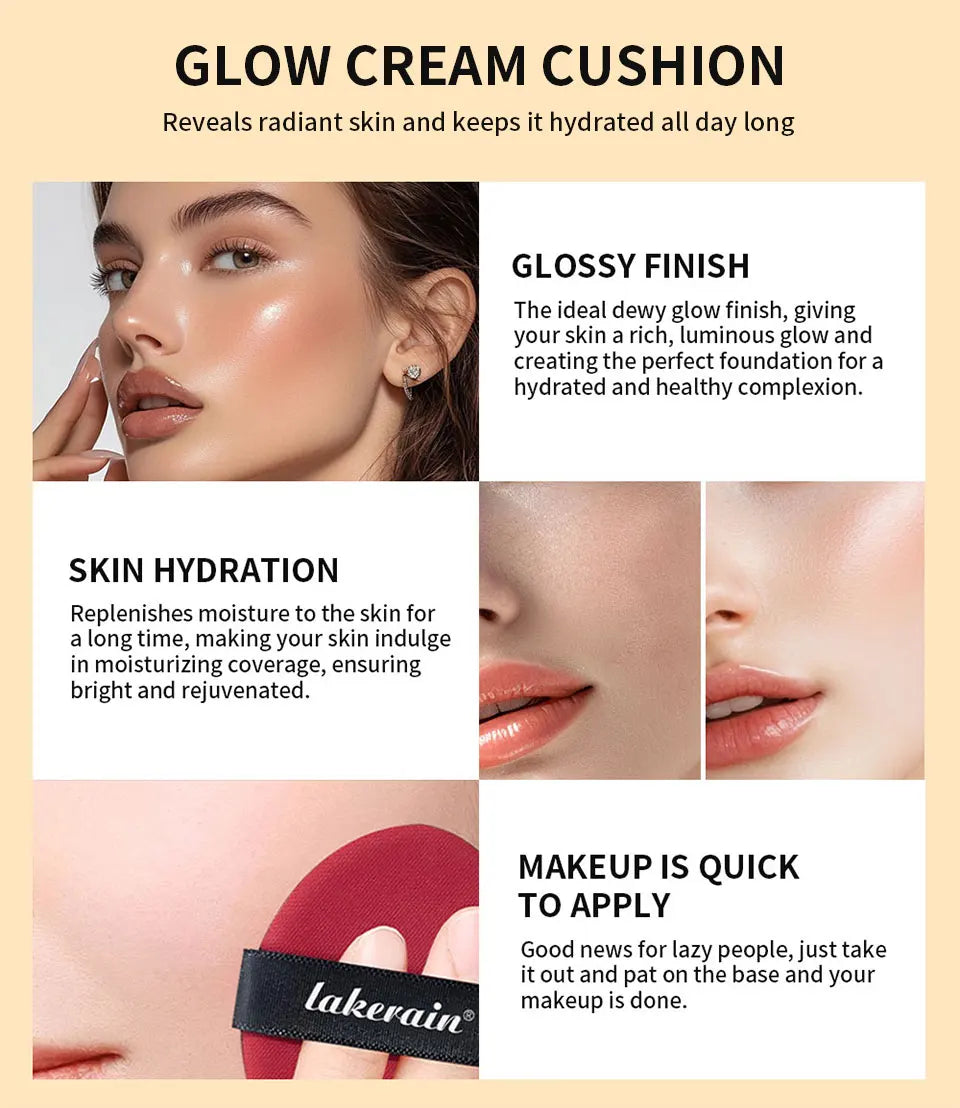 Hydrating Glow Cushion Foundation for Radiant Skin