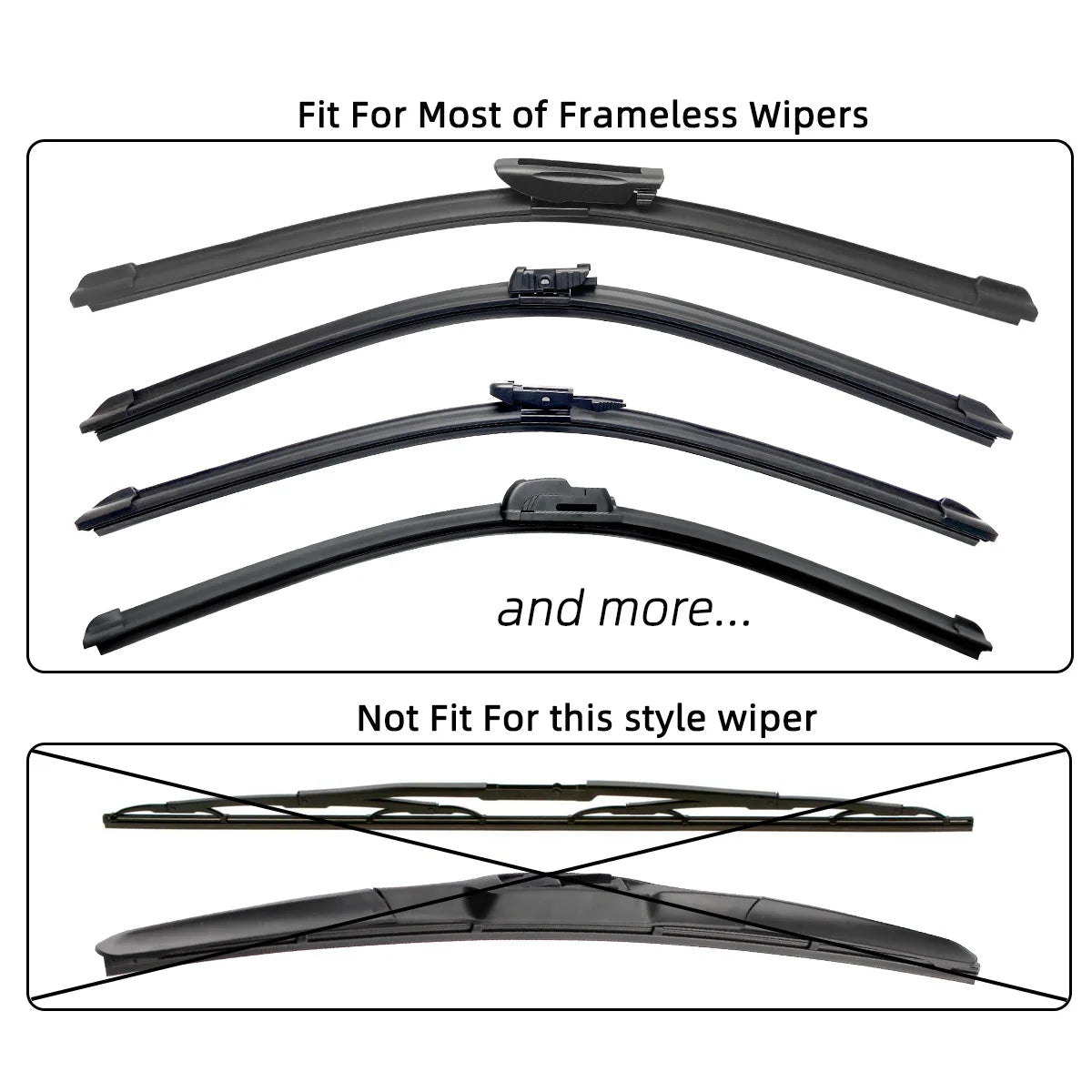 Universal Car Windshield Wiper Blade Refill Strip