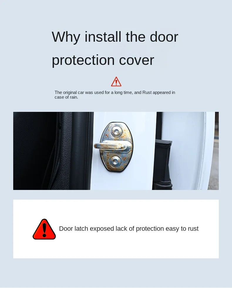 Car Door Lock Shock Absorbing Protective Buffer Gaskets