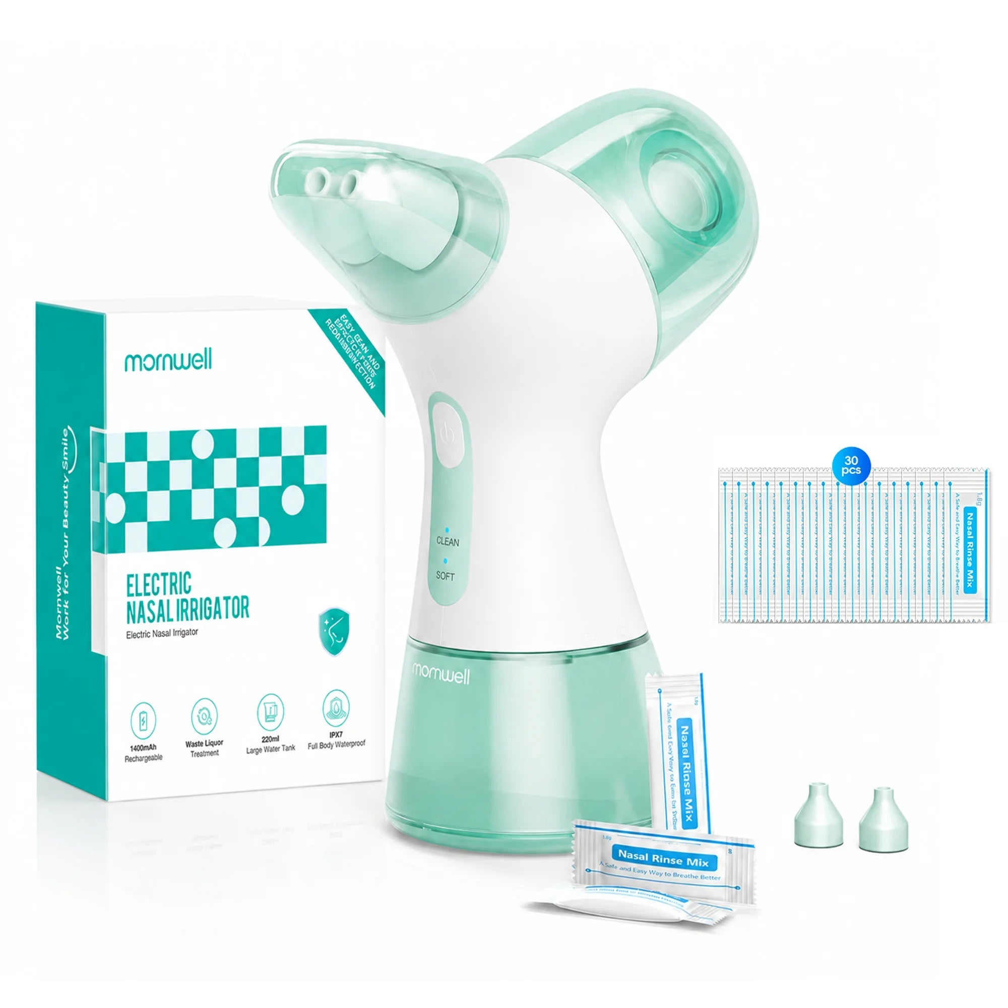 Electric Nasal Irrigation System for Sinus and Allergy Relief - 24