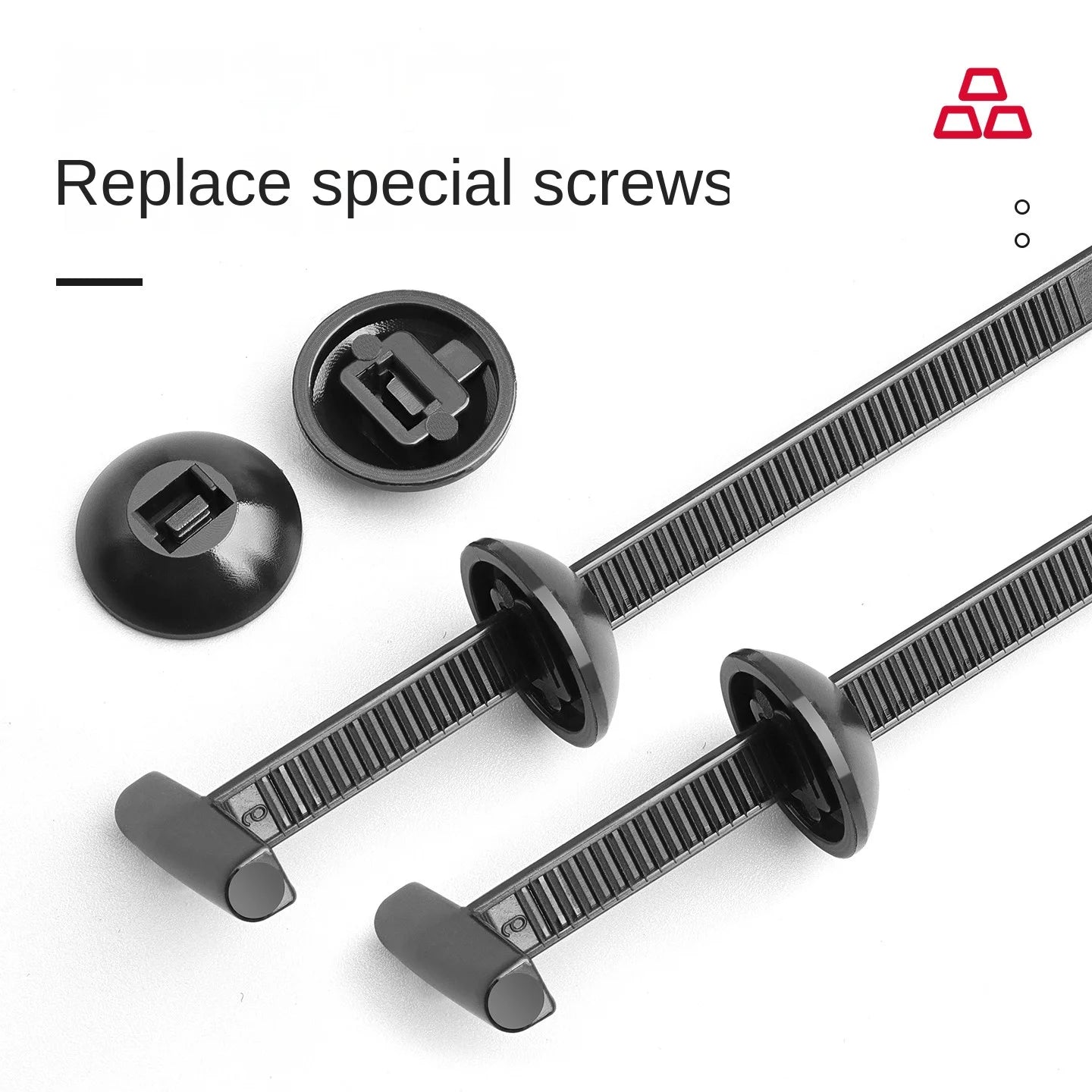 Universal Car Fender and Trim Cable Tie Fastener Kit - 6