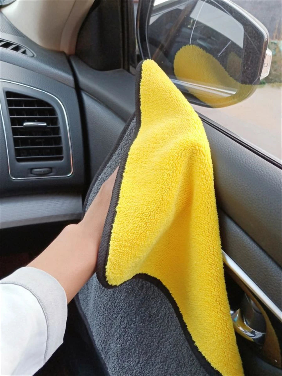 Thick Microfiber Car Cleaning Towel Ultra Soft Detailing Drying Cloth - 3