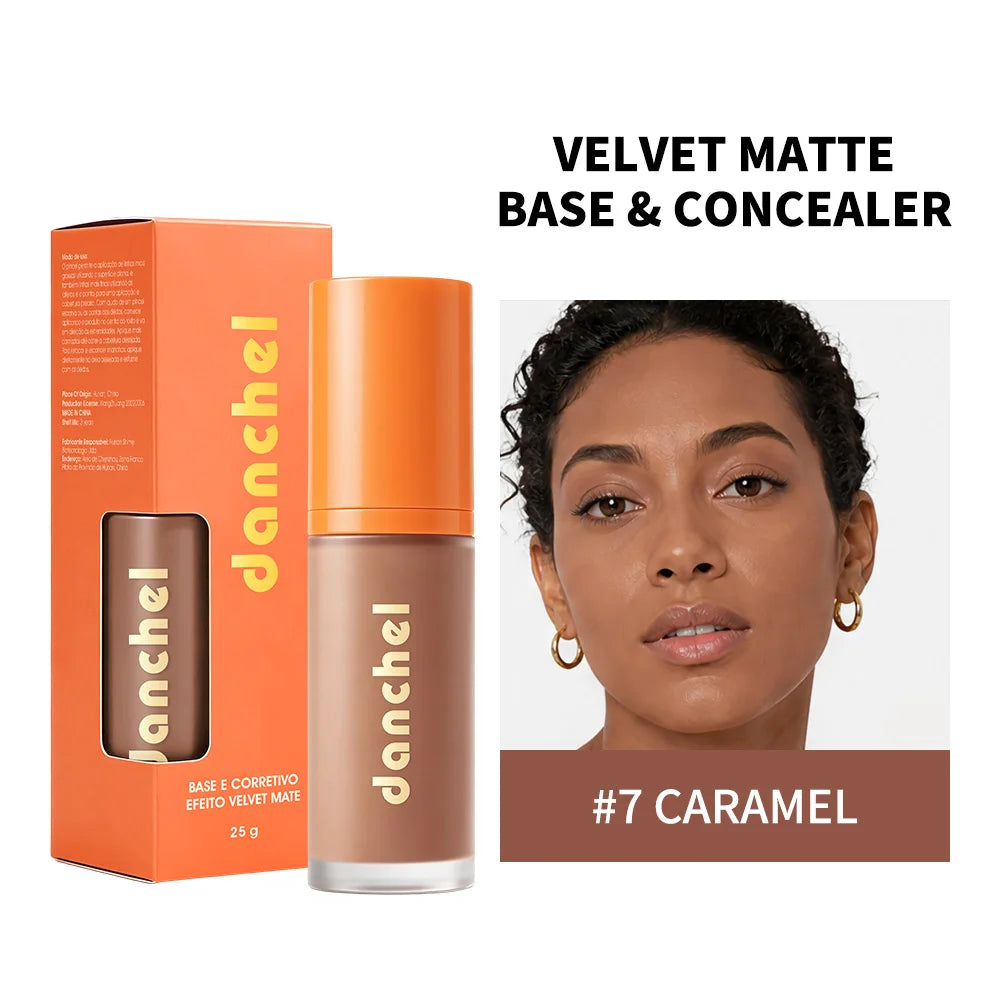 2-in-1 Velvet Matte Liquid Foundation and Concealer - 23