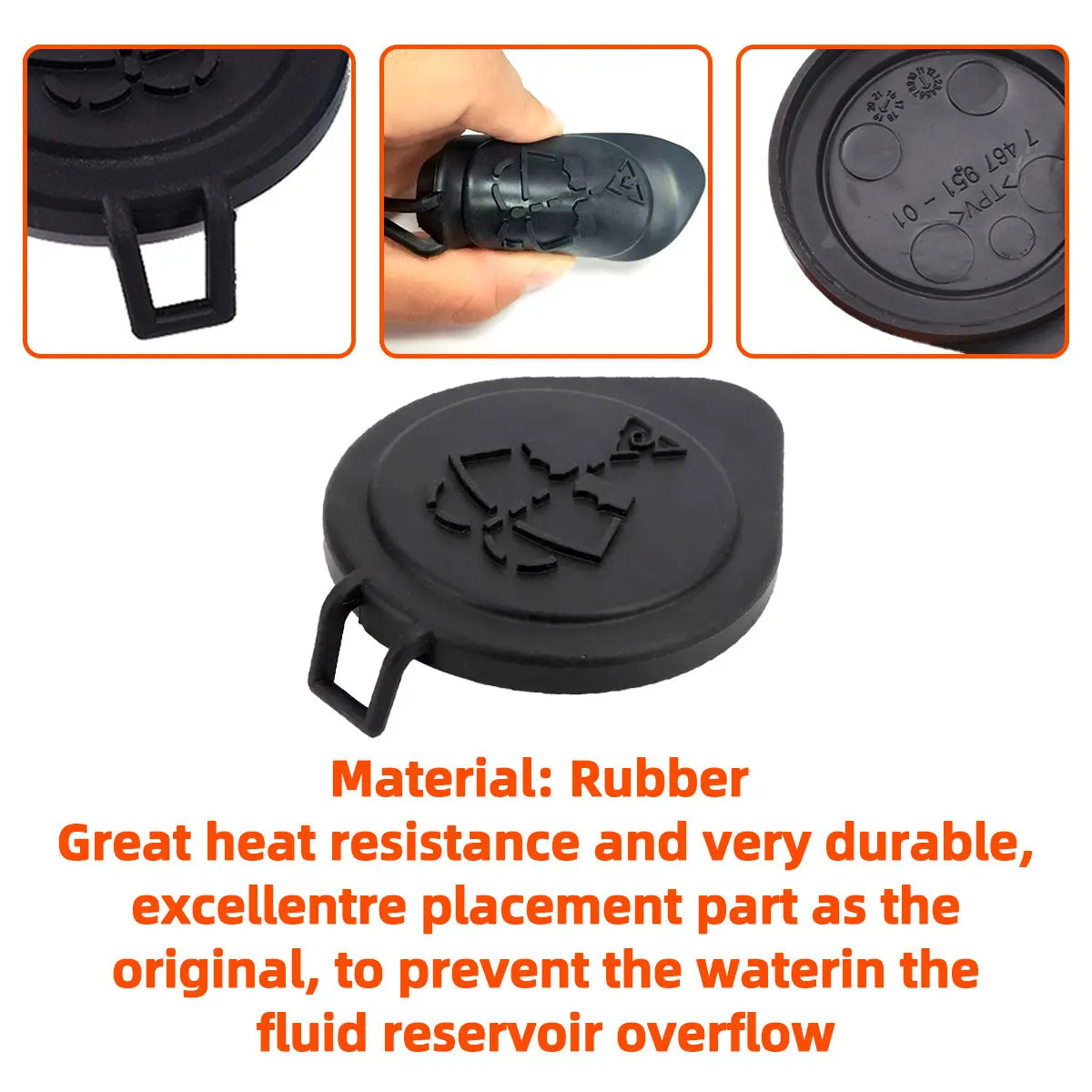 Windshield Washer Fluid Reservoir Cap for BMW - 5