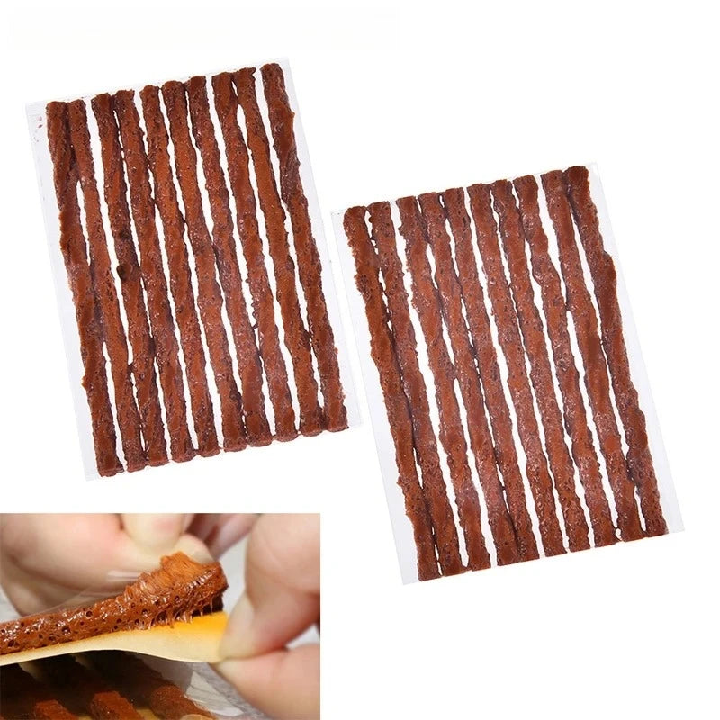 Tubeless Tire Puncture Repair Rubber Strips for Car and Motorcycle - 1