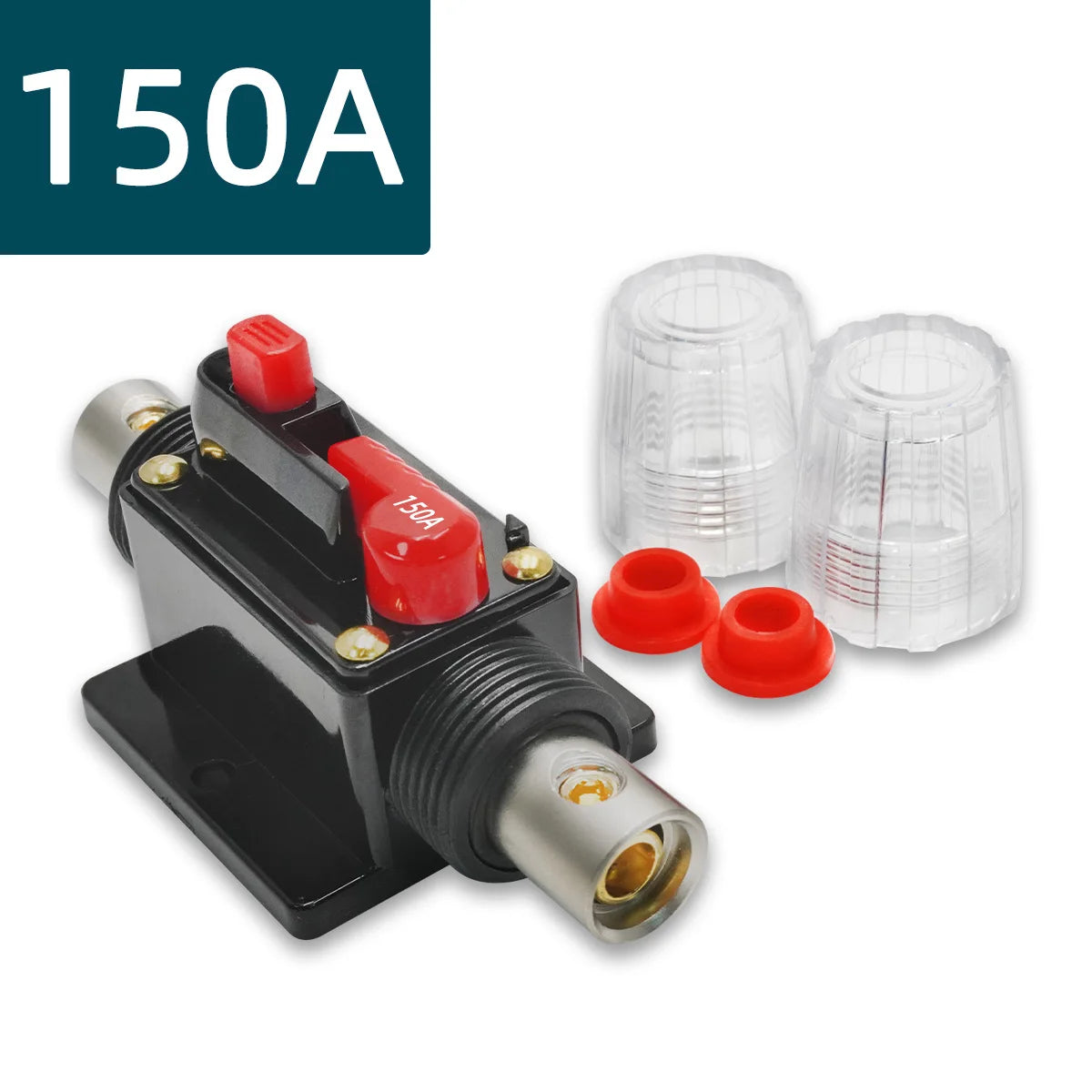 12V-48V DC Waterproof Circuit Breaker Manual Reset Fuse for Car Marine - 16