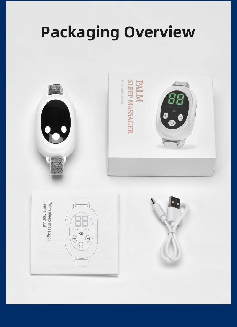 Microcurrent Handheld Sleep Aid and Stress Relief Device