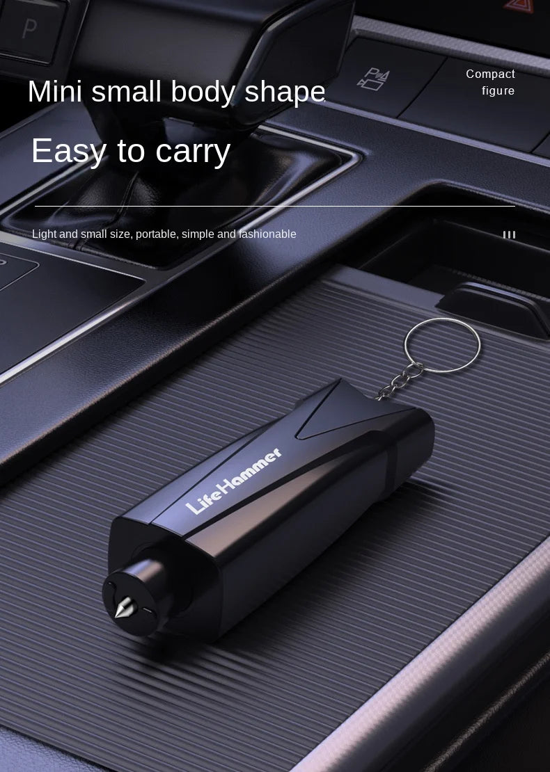Emergency Car Window Breaker and Seat Belt Cutter Tool - 18