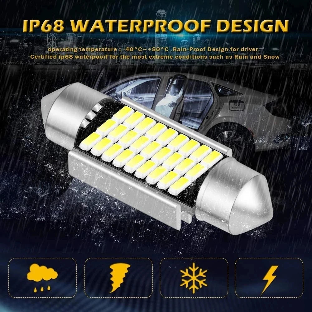 Universal Festoon LED Interior and License Plate Light Bulb