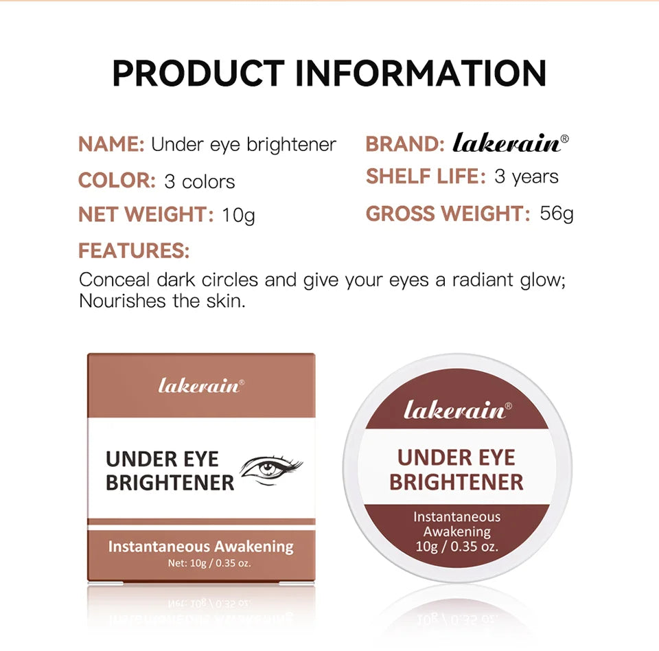 Color Correcting Under Eye Brightener Concealer Cream
