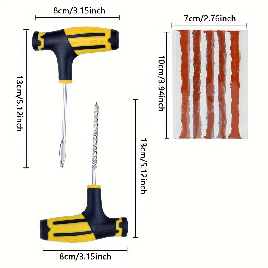 Emergency Tubeless Tire Puncture Repair Kit - 2